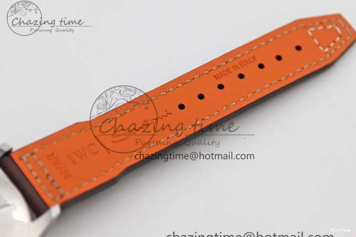 MIROTIME 0416 Mark XVIII IW327010 SS M+F 1:1 Best Edition Blue Dial on Brown Leather Strap A Resilient 7051